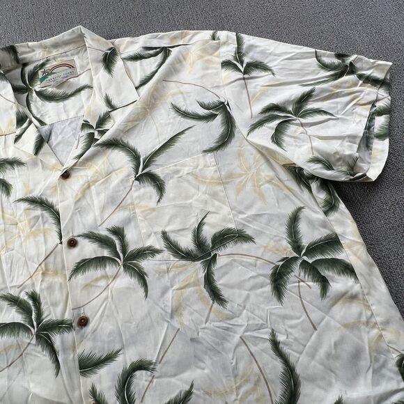 Vintage Paradise Found Shirt Adult 2XL XXL Button Up Short Sleeve Hawaiian Men's - Picture 4 of 14